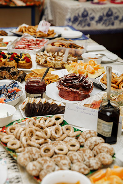 Farsang finom asztal